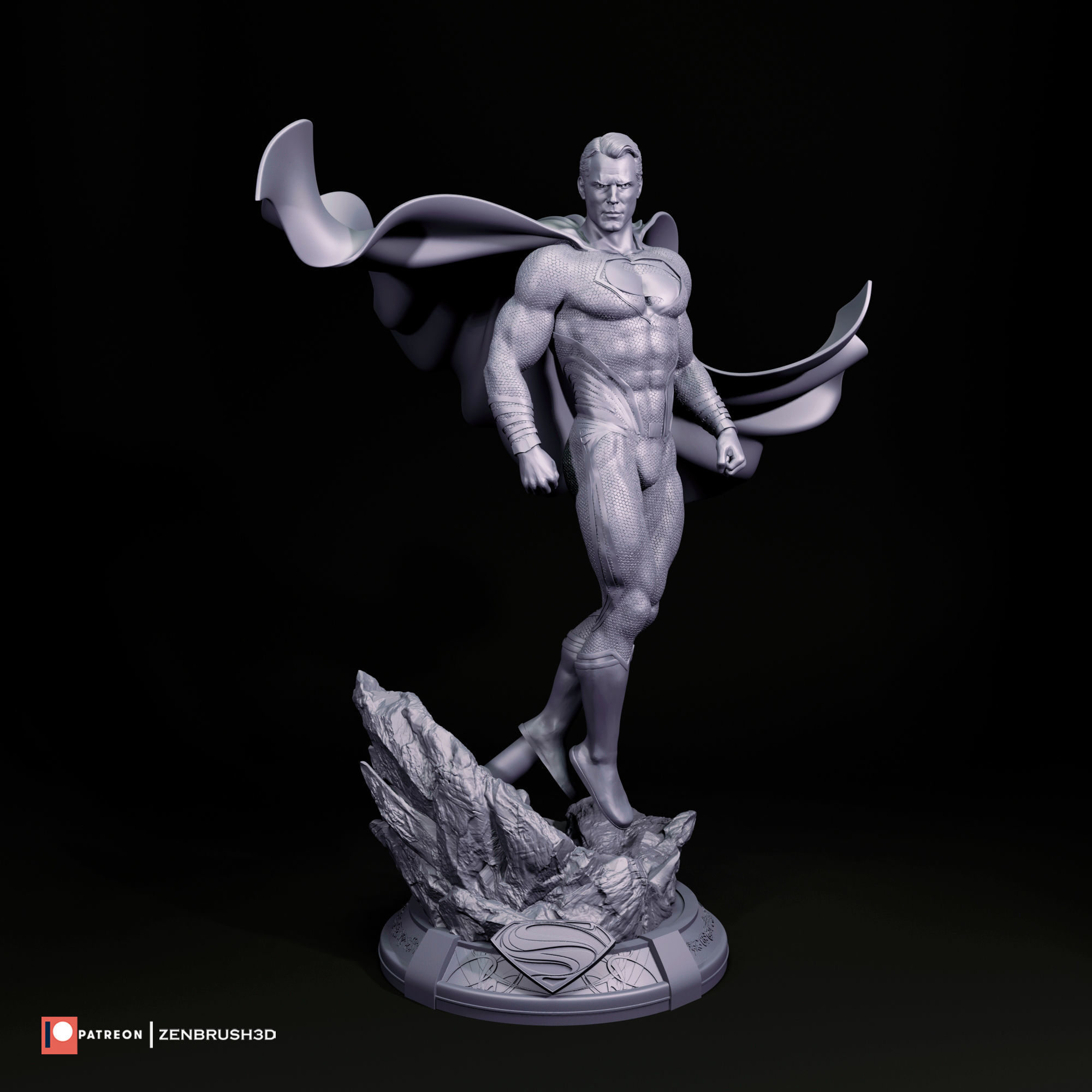 SUPERMAN - HENRY CAVILL 3D PRINTING 3D print model_4