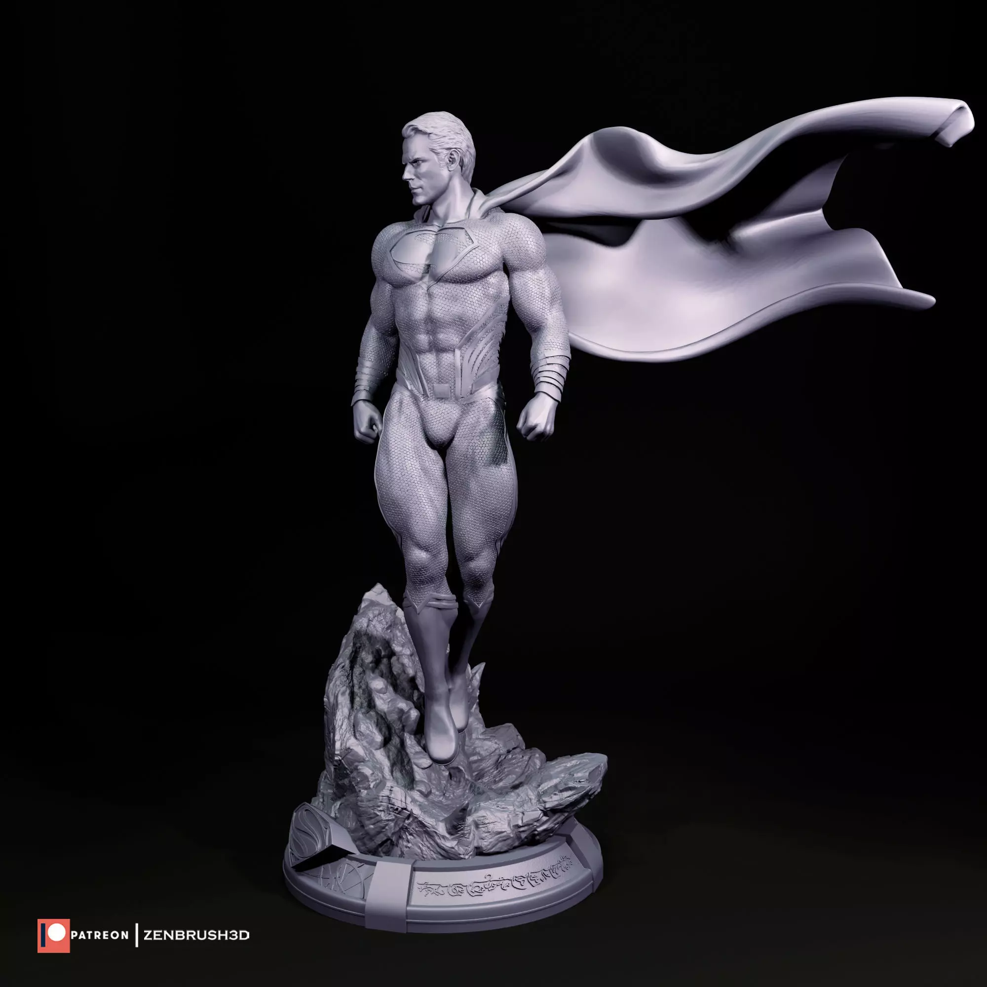 SUPERMAN - HENRY CAVILL 3D PRINTING 3D print model_0