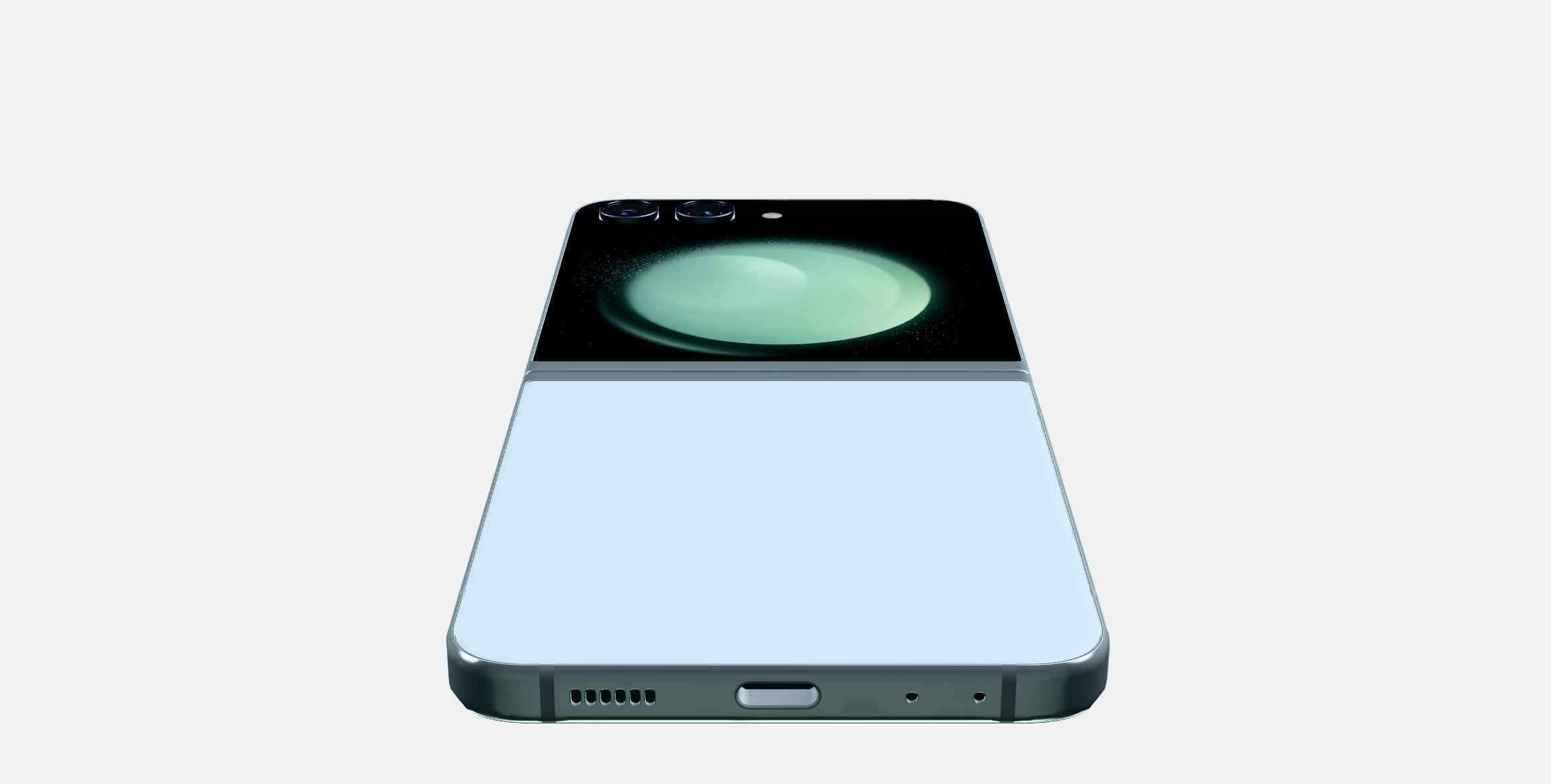 Samsung Galaxy ZFlip Mint 3D model_8