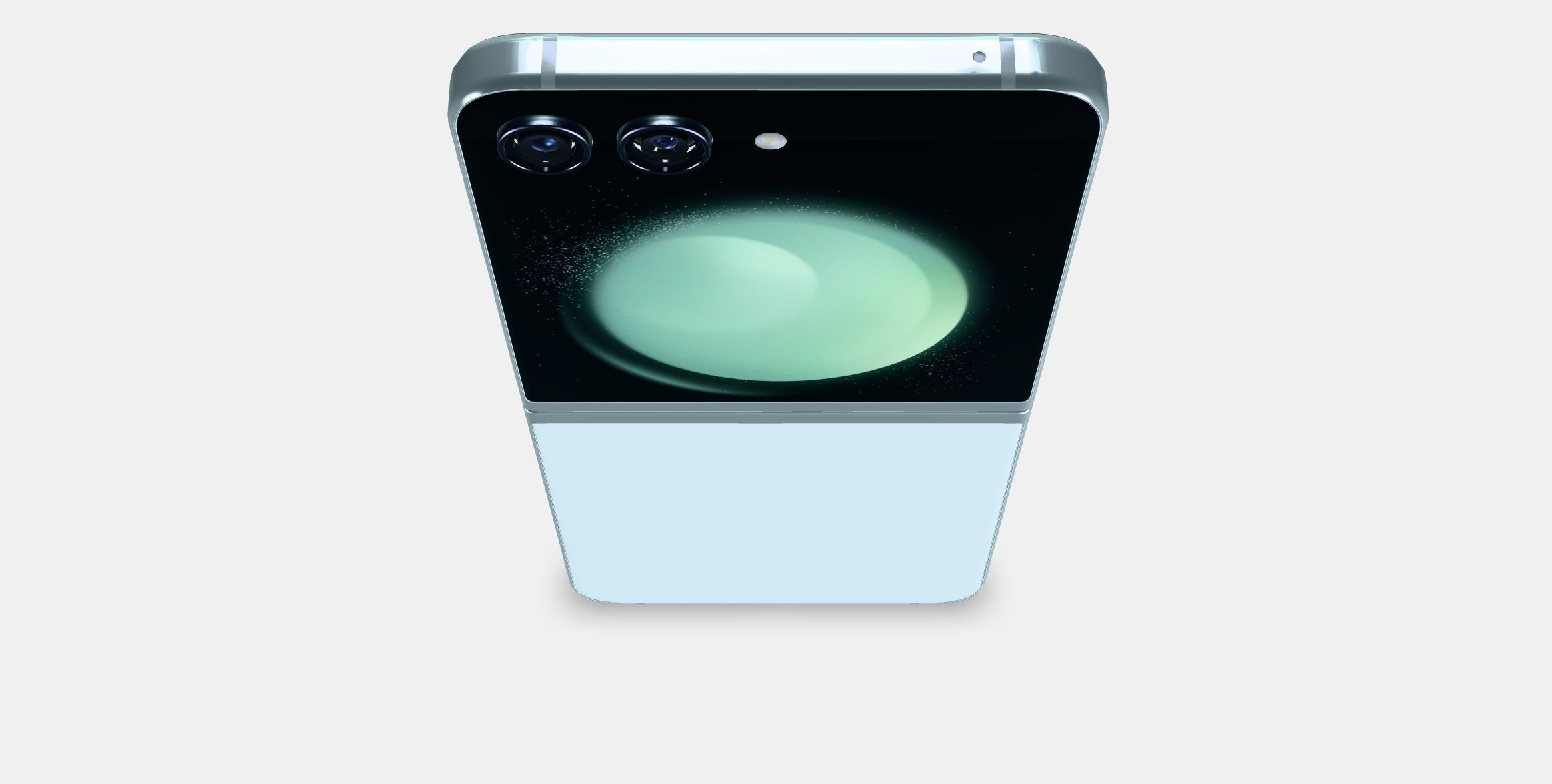 Samsung Galaxy ZFlip Mint 3D model_4