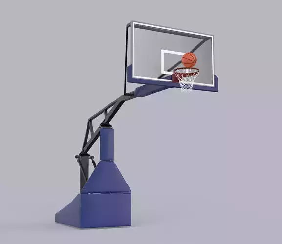 Basketball Backboard and Ball
