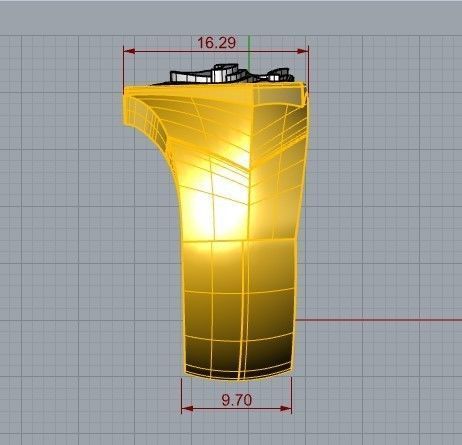Super-Man Crest Ring 3D print model_7