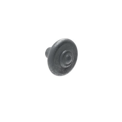 Cast metal handle 34mm diameter aged silver colour Free 3D model