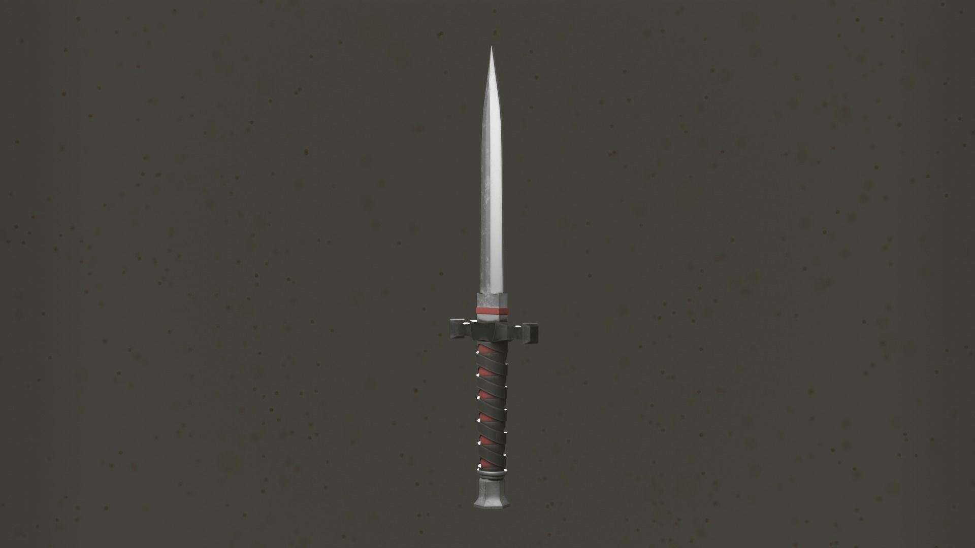Fantasy Dagger Low-poly 3D model_2