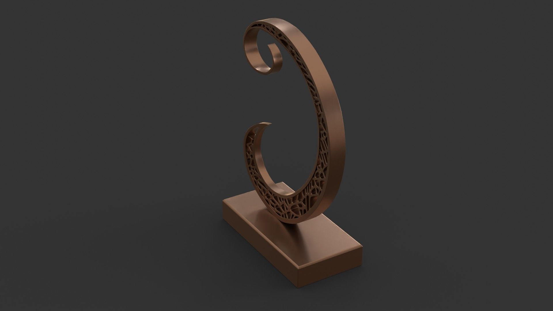 Decoration moon 3D model_6