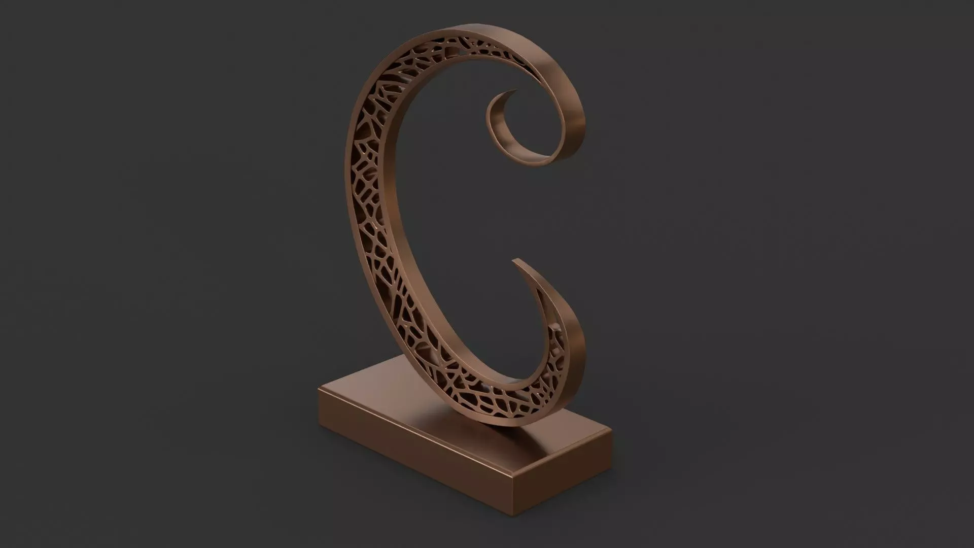 Decoration moon 3D model_0