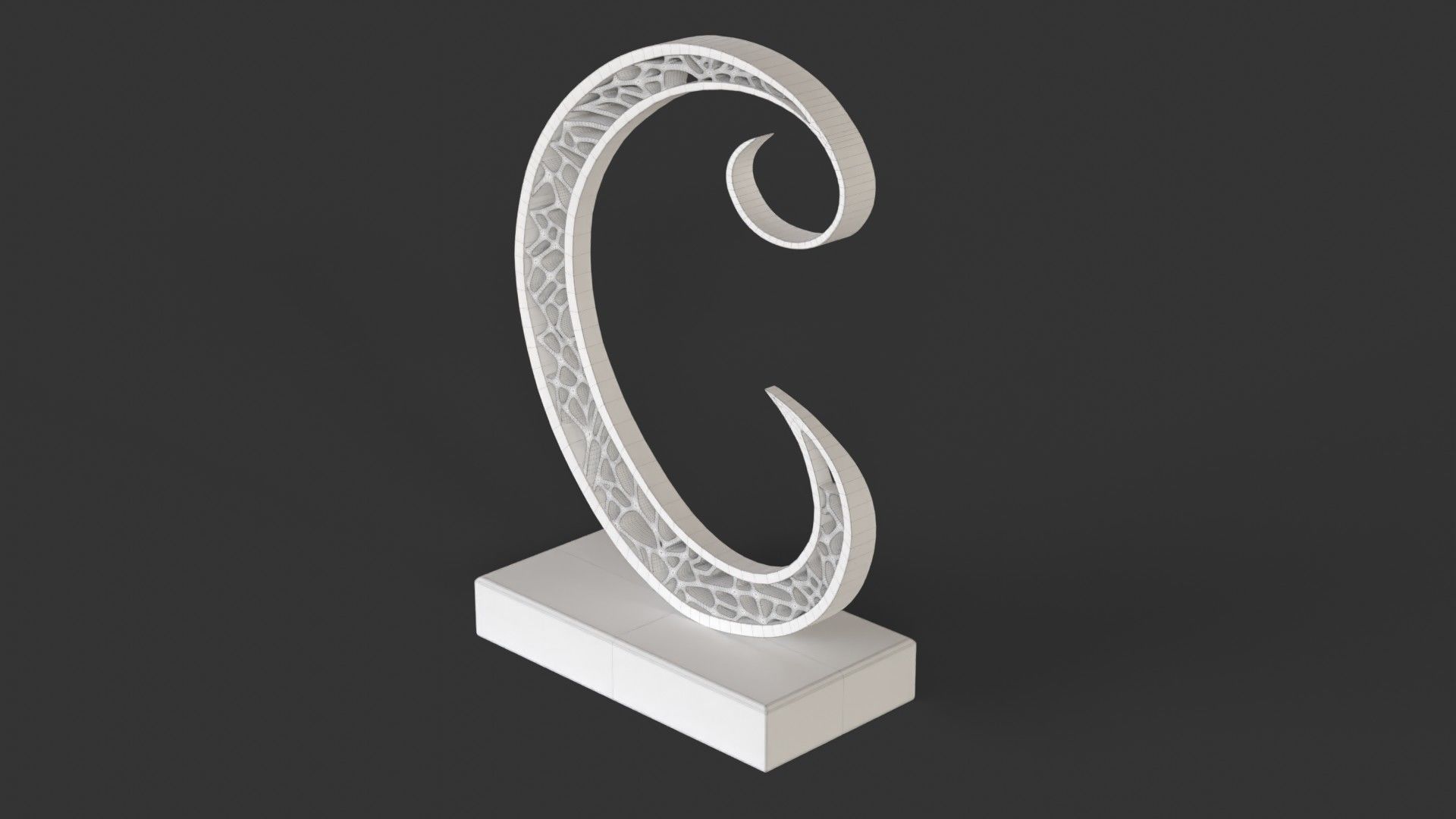 Decoration moon 3D model_11