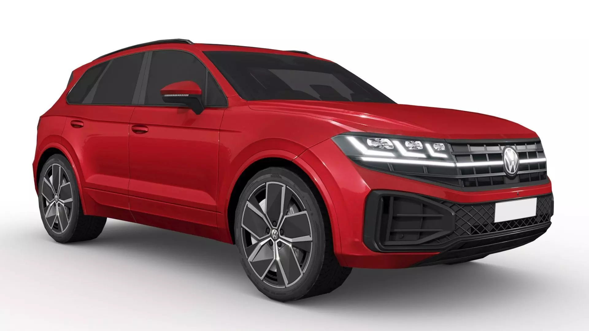 Volkswagen Touareg 2024 Low-poly 3D model