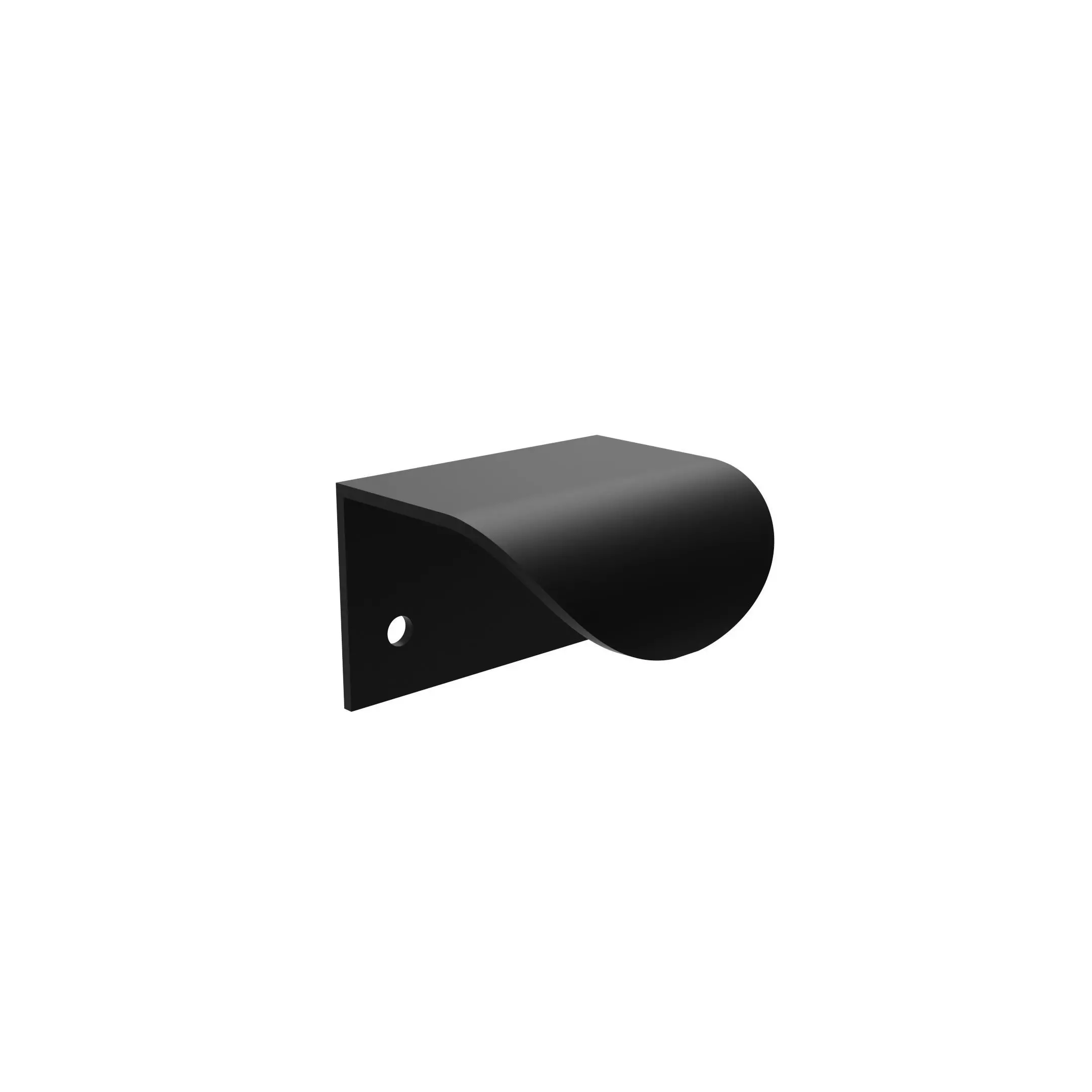Half Circle Tongue Handle Free 3D model