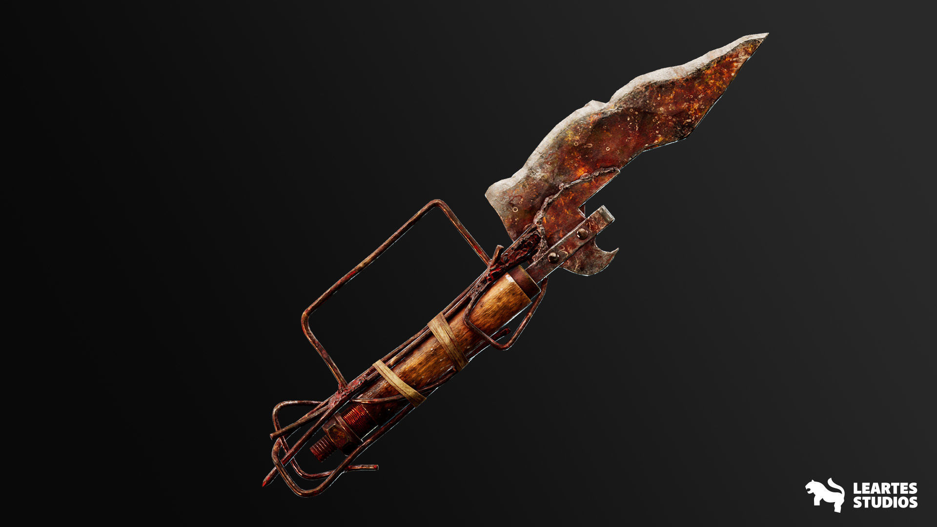 Post Apocalyptic Melee Weapons VOL 1 Low-poly 3D model_5