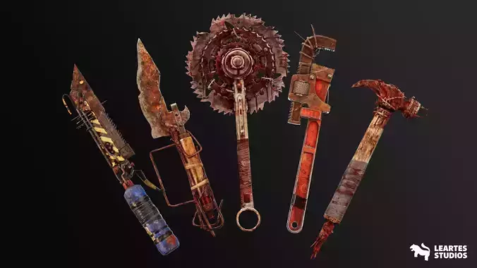 Post Apocalyptic Melee Weapons VOL 1
