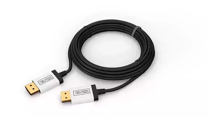 HDMI Cable 3D model