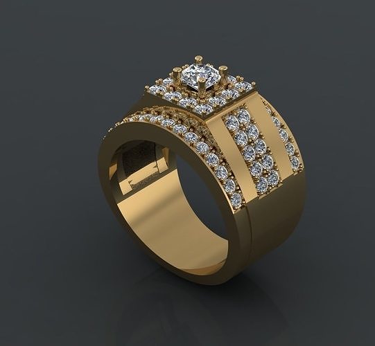 Ring Man 3D print model