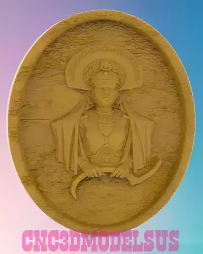 Marena 3D MODEL STL FILE FOR CNC ROUTER LASER 3D print model