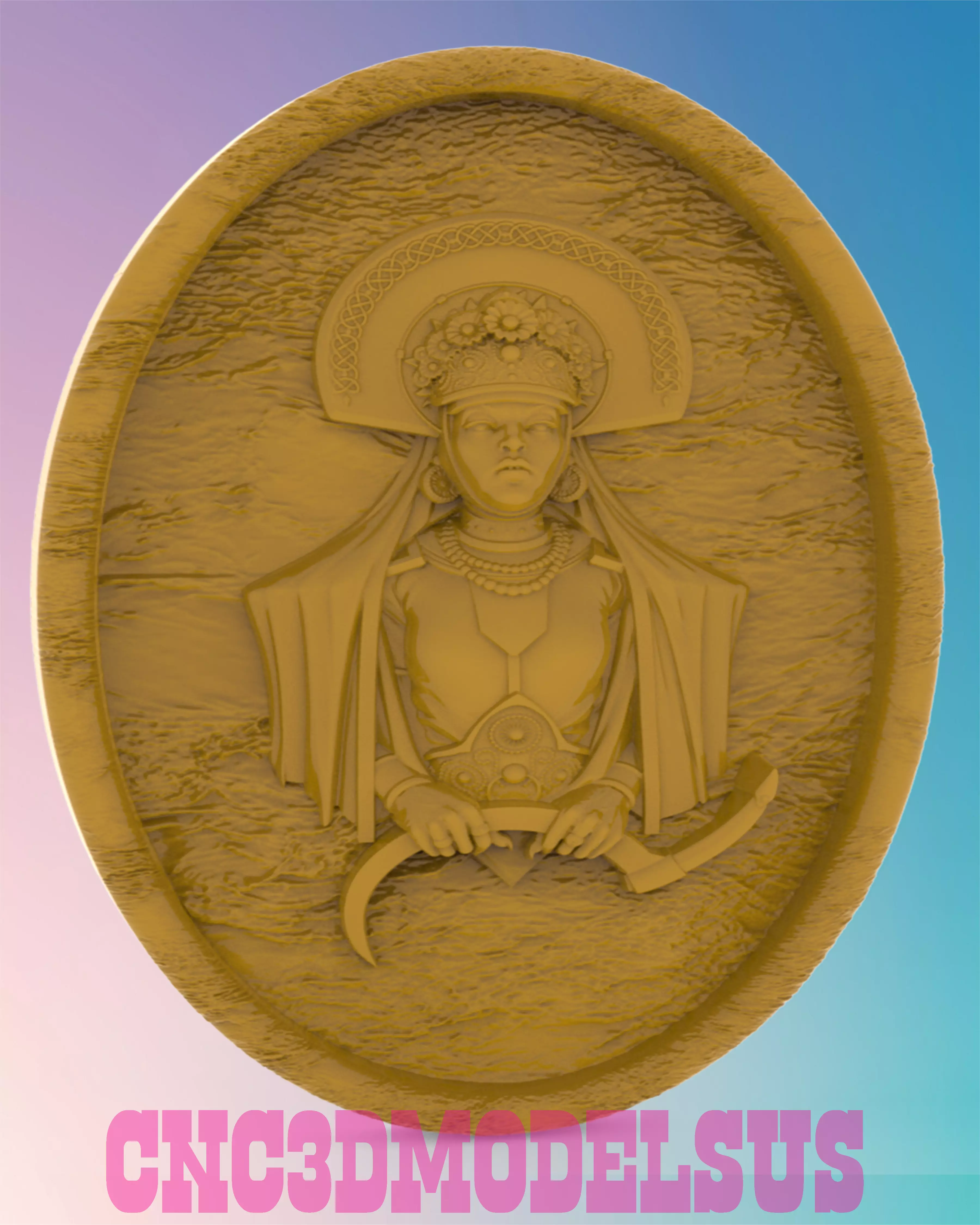 Marena 3D MODEL STL FILE FOR CNC ROUTER LASER 3D print model