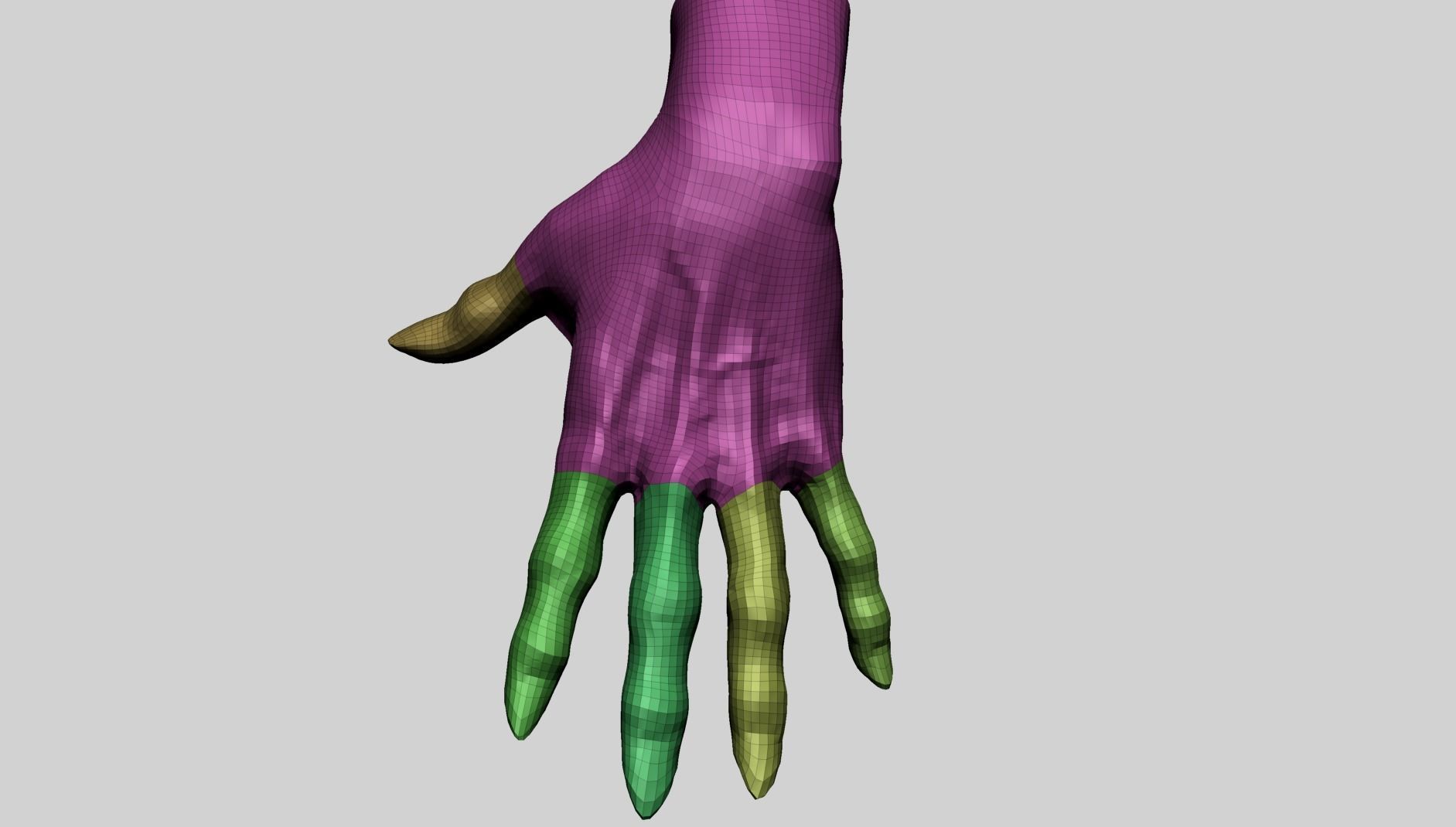 Creature Hand B 3D model_8