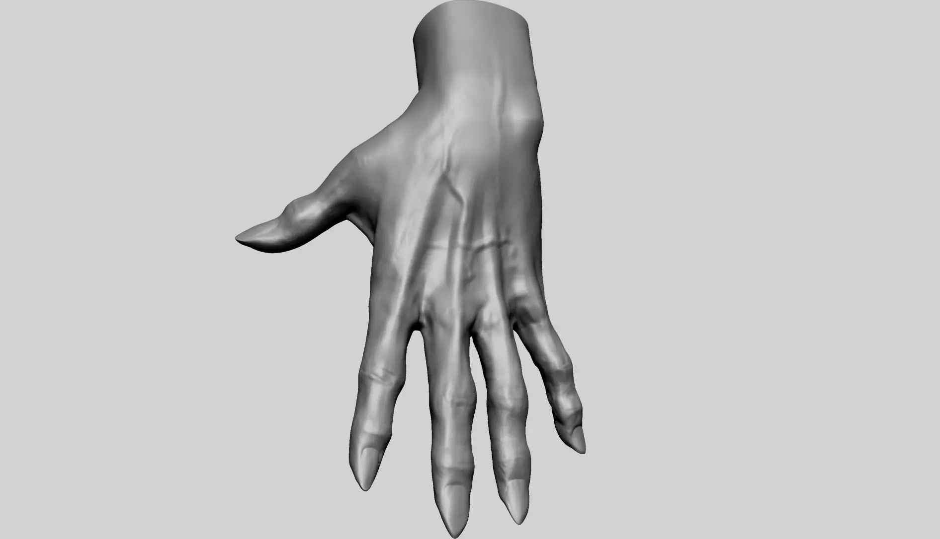 Creature Hand B 3D model_0