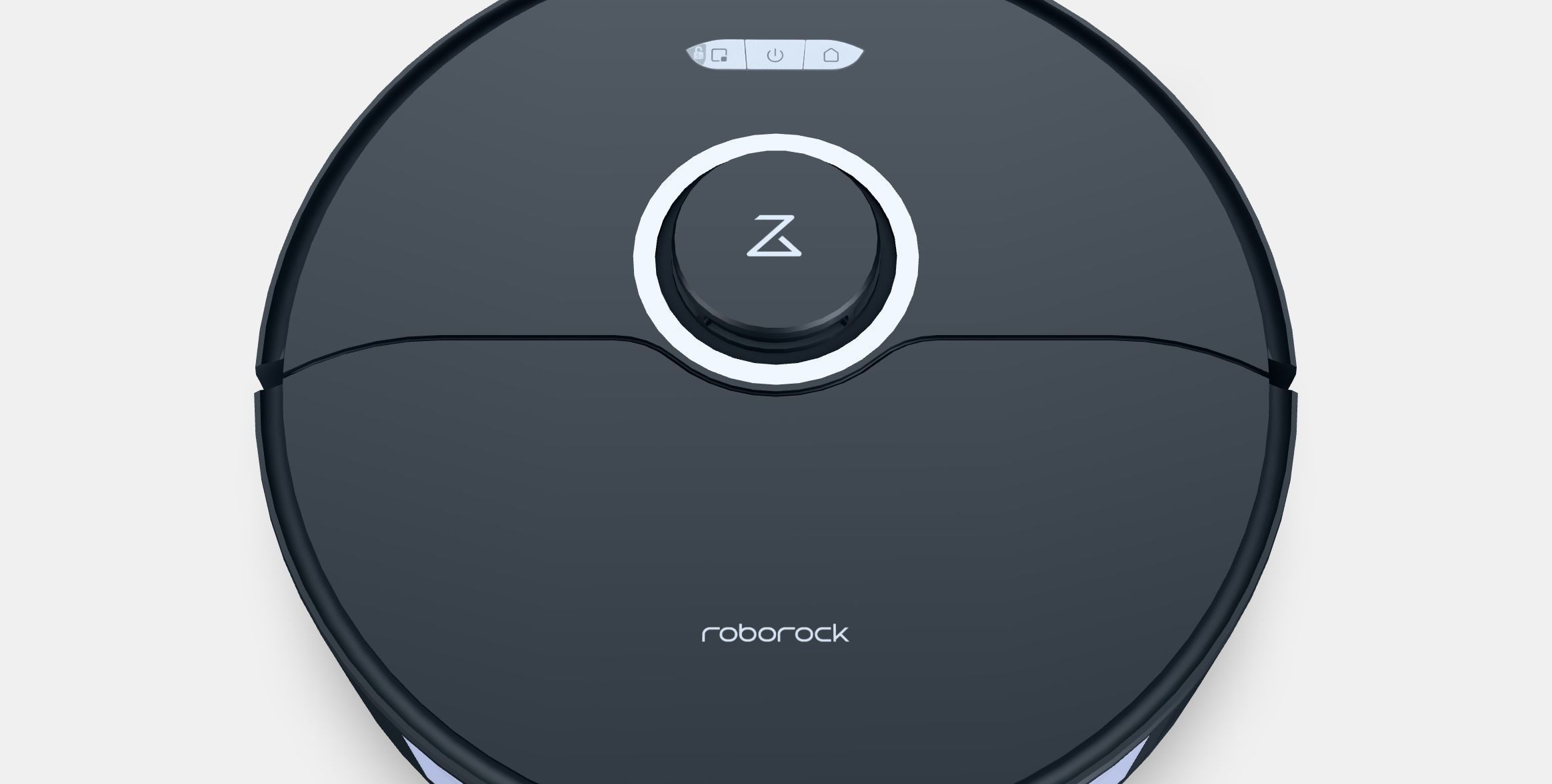 Roborock S8 black Low-poly 3D model_4