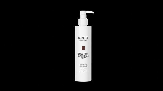 Tall Pump Bottle for Conditioners Smoothing Shampoo 3D model