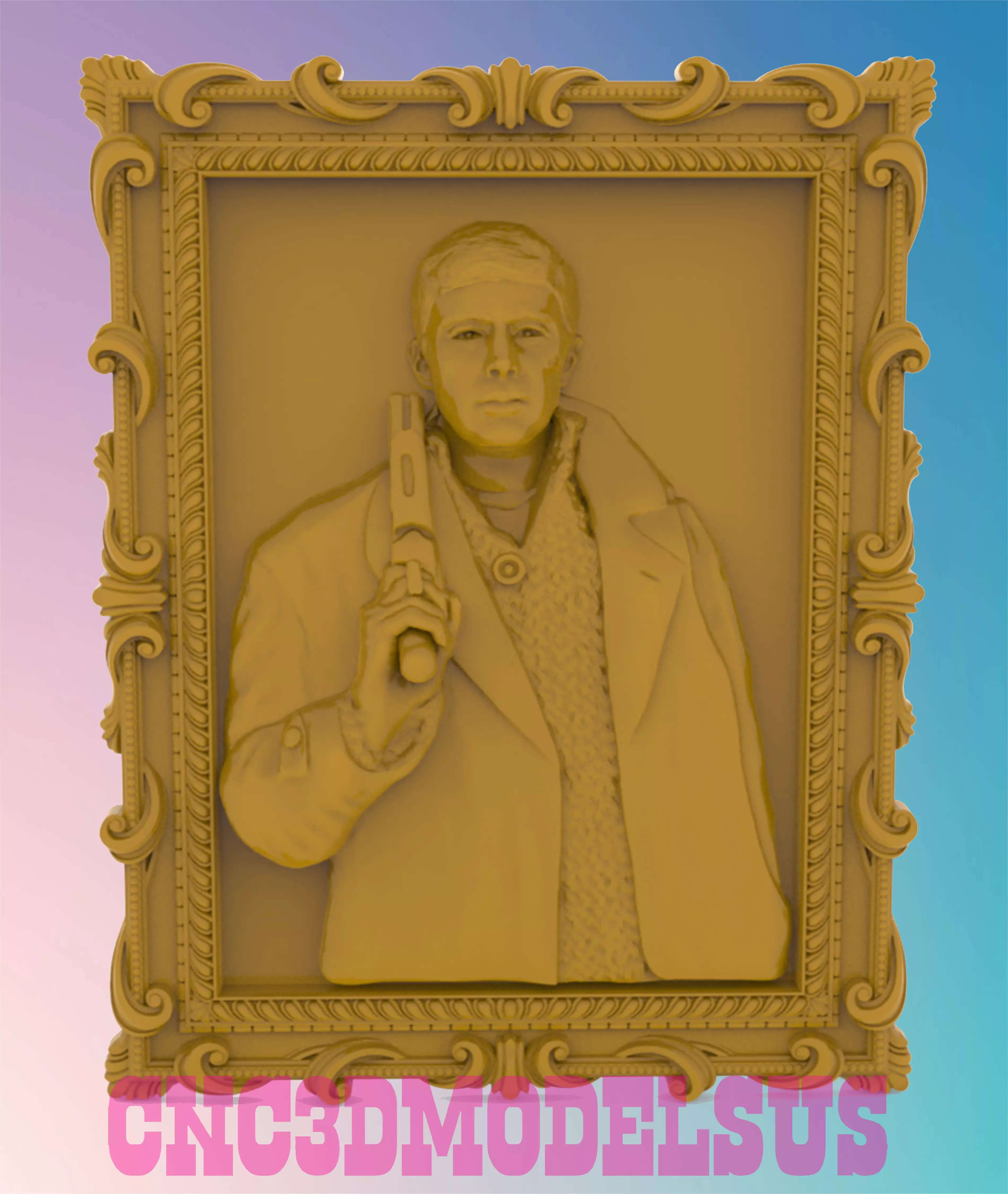 Sergei Bodrov 3D MODEL STL FILE FOR CNC ROUTER LASER 3D print model