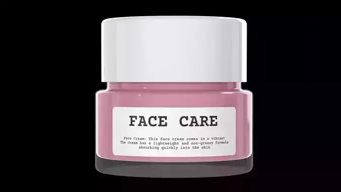 Face Cream Jar