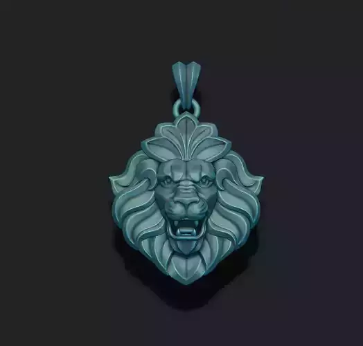 Lion ornament pendant