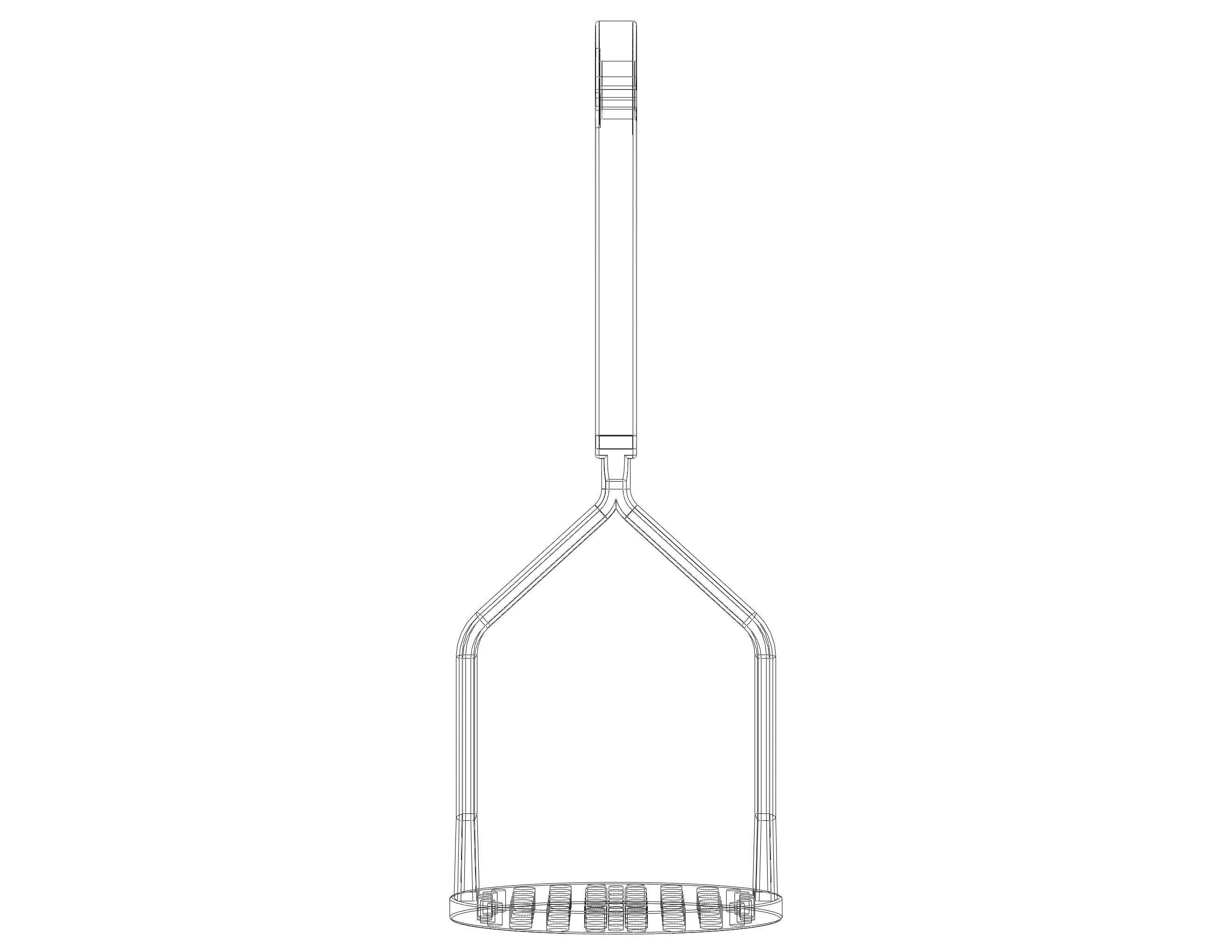 Manual Potato Masher Press 3D print model_24