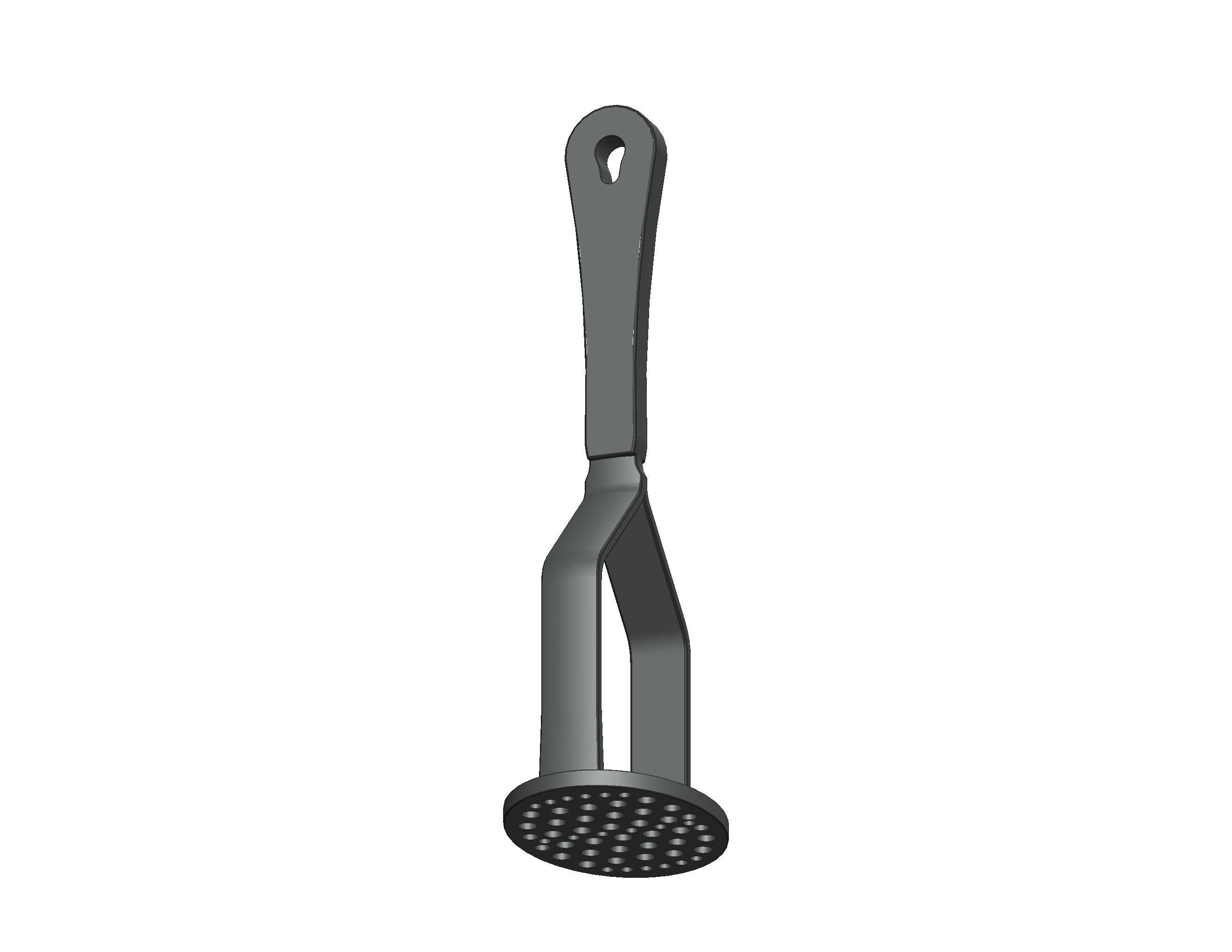Manual Potato Masher Press 3D print model_37