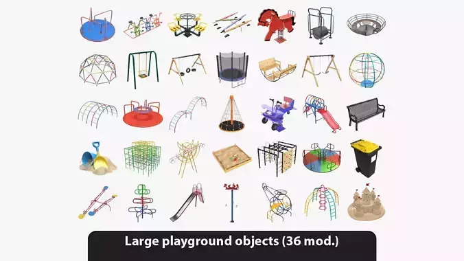 Large playground objects