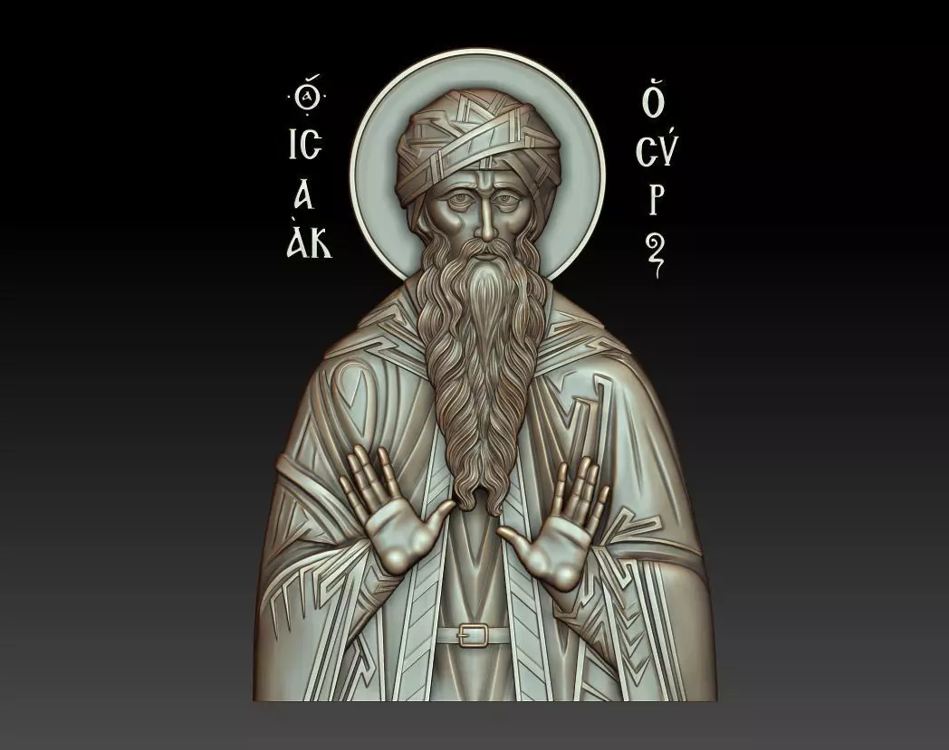 Saint Isaac the Syrian 3D print model