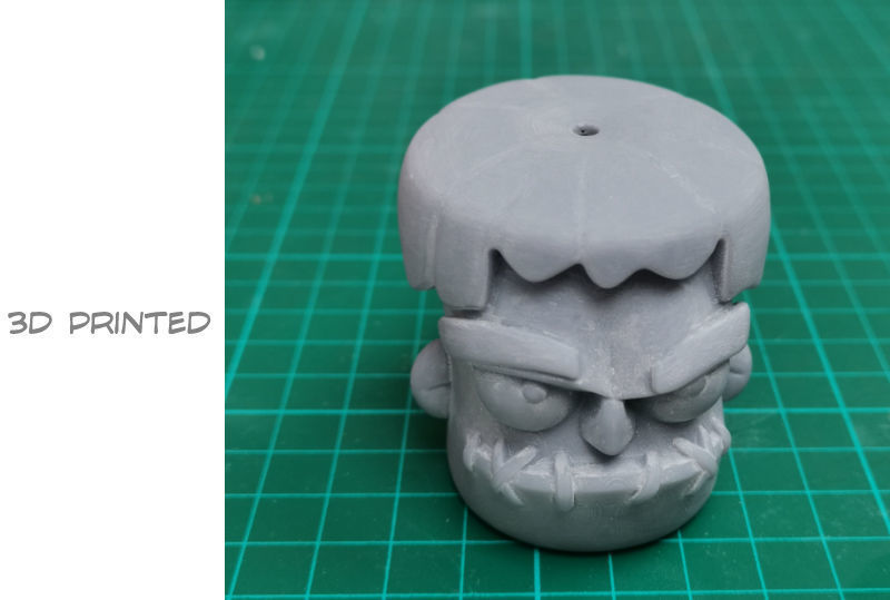 3 wise shrunken heads  3D print model_4