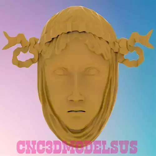 human face 3D MODEL STL FILE FOR CNC ROUTER LASER 3D print model