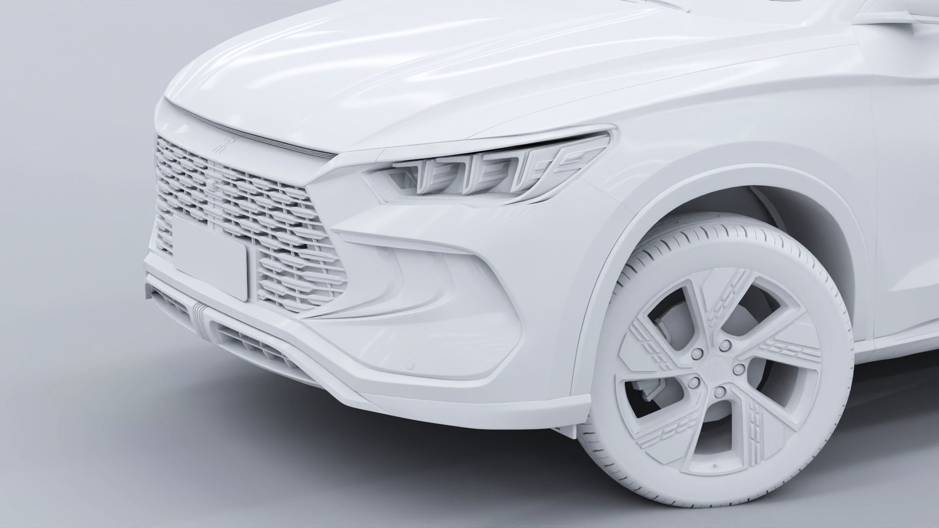 2024 BYD Song Pro dm-i with interior 3D model_21