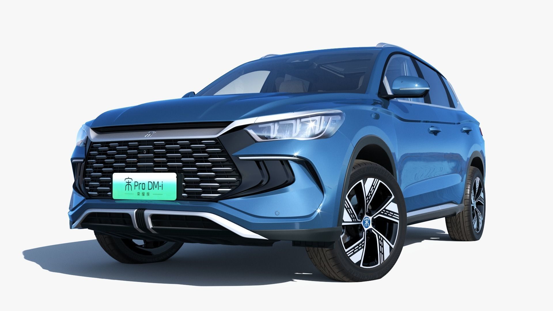 2024 BYD Song Pro dm-i with interior 3D model_4