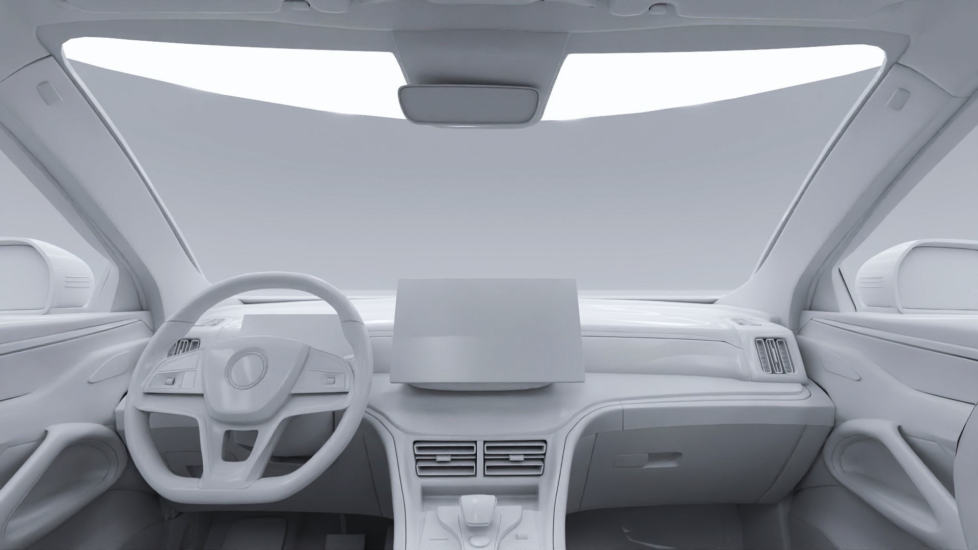 2024 BYD Song Pro dm-i with interior 3D model_23