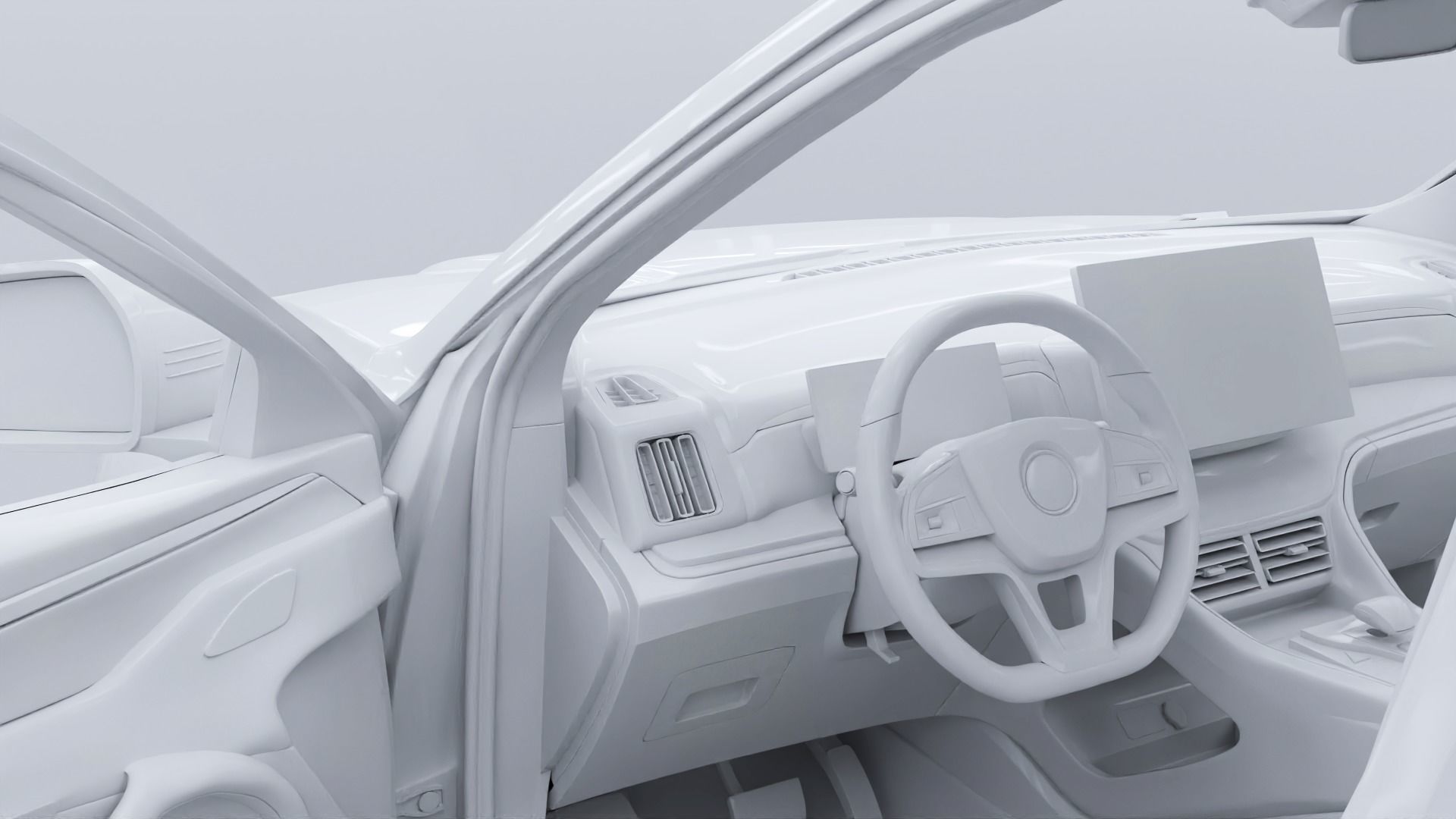 2024 BYD Song Pro dm-i with interior 3D model_22