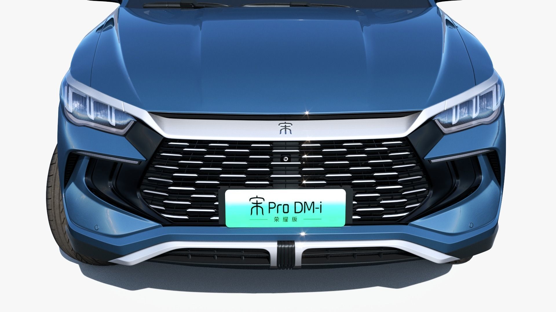 2024 BYD Song Pro dm-i with interior 3D model_6