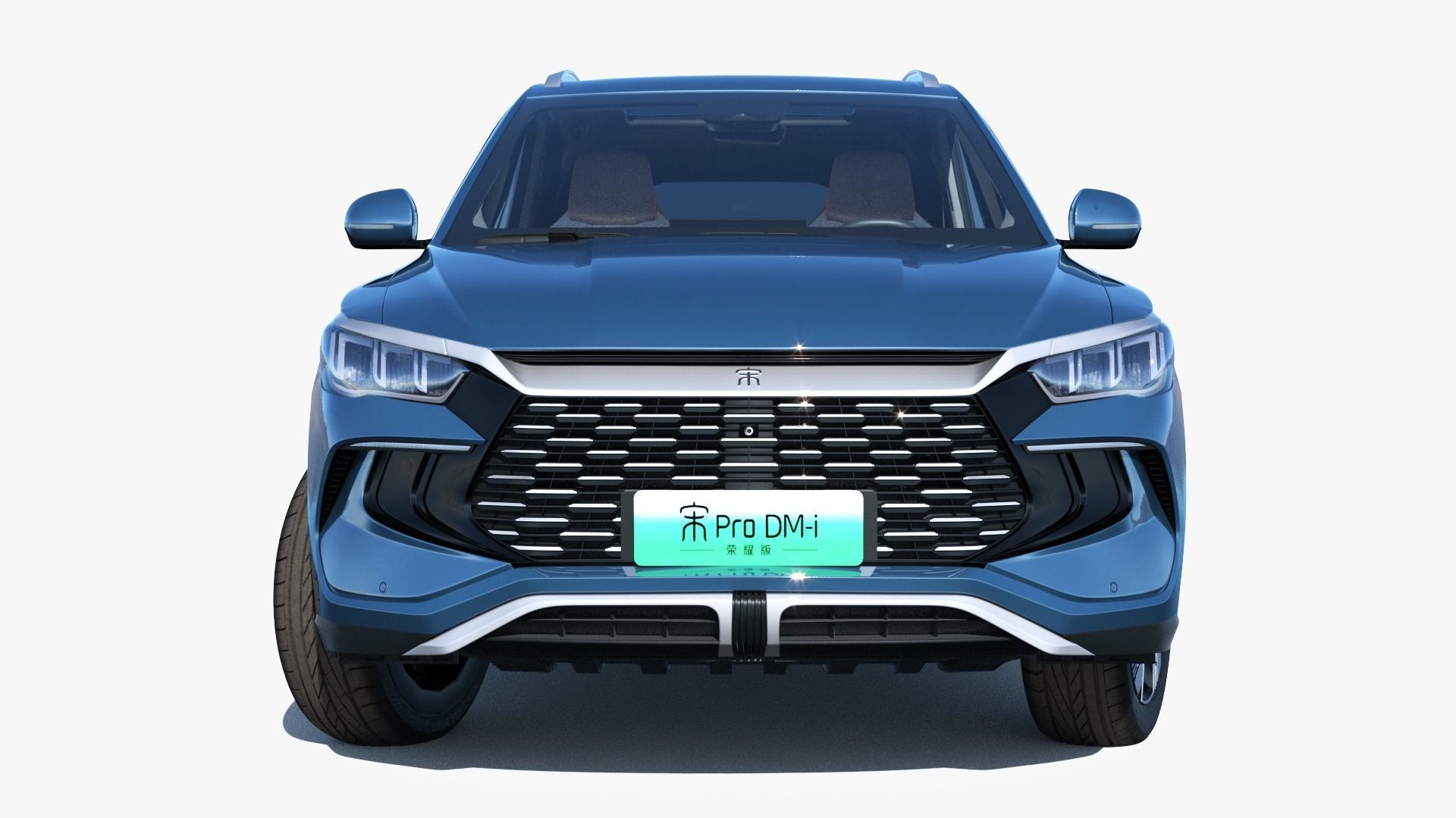 2024 BYD Song Pro dm-i with interior 3D model_5