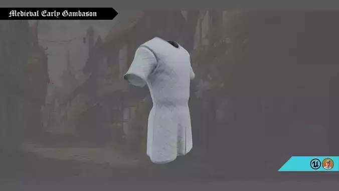 Medieval Early Gambason - For Metahuman