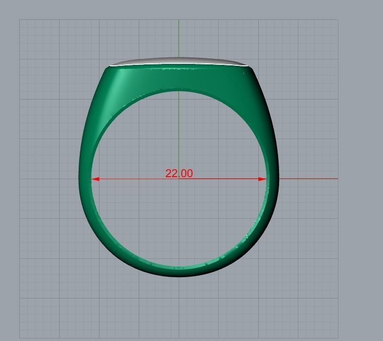men ring 3D print model_9