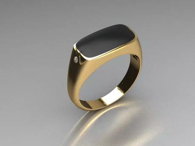 men ring 3D print model_0