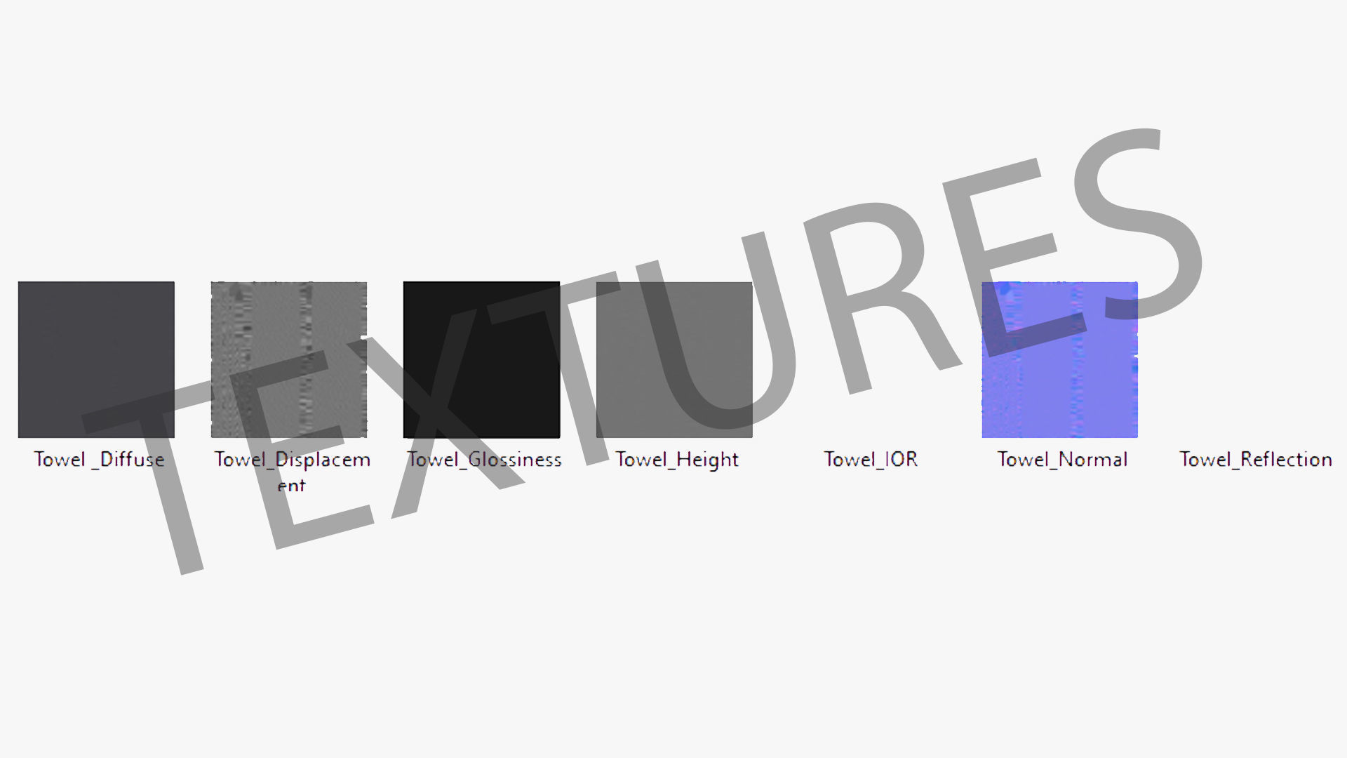 Heated Towel Rail Low-poly 3D model_30