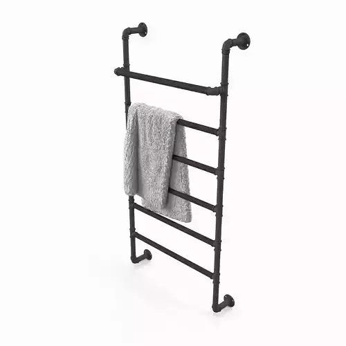 Heated Towel Rail Low-poly 3D model
