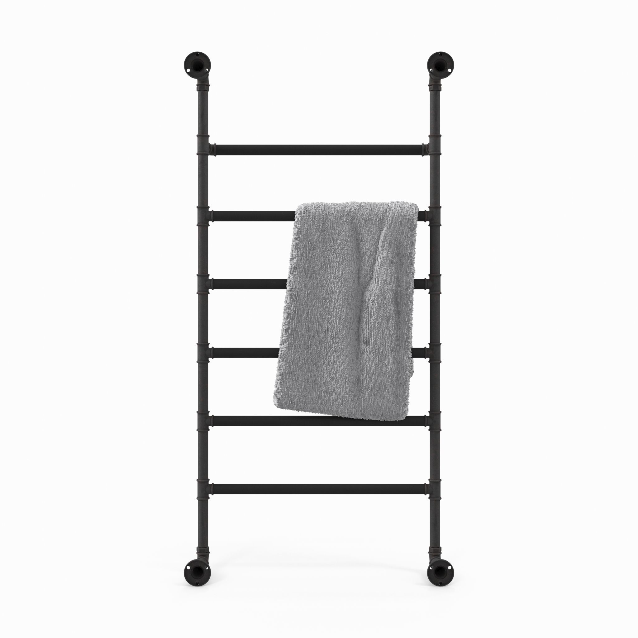 Heated Towel Rail Low-poly 3D model_15