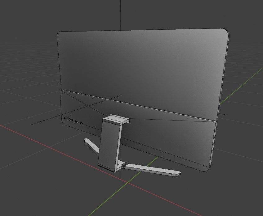 Computer PC Monitor 3D Download LED Monitor  3D model_7