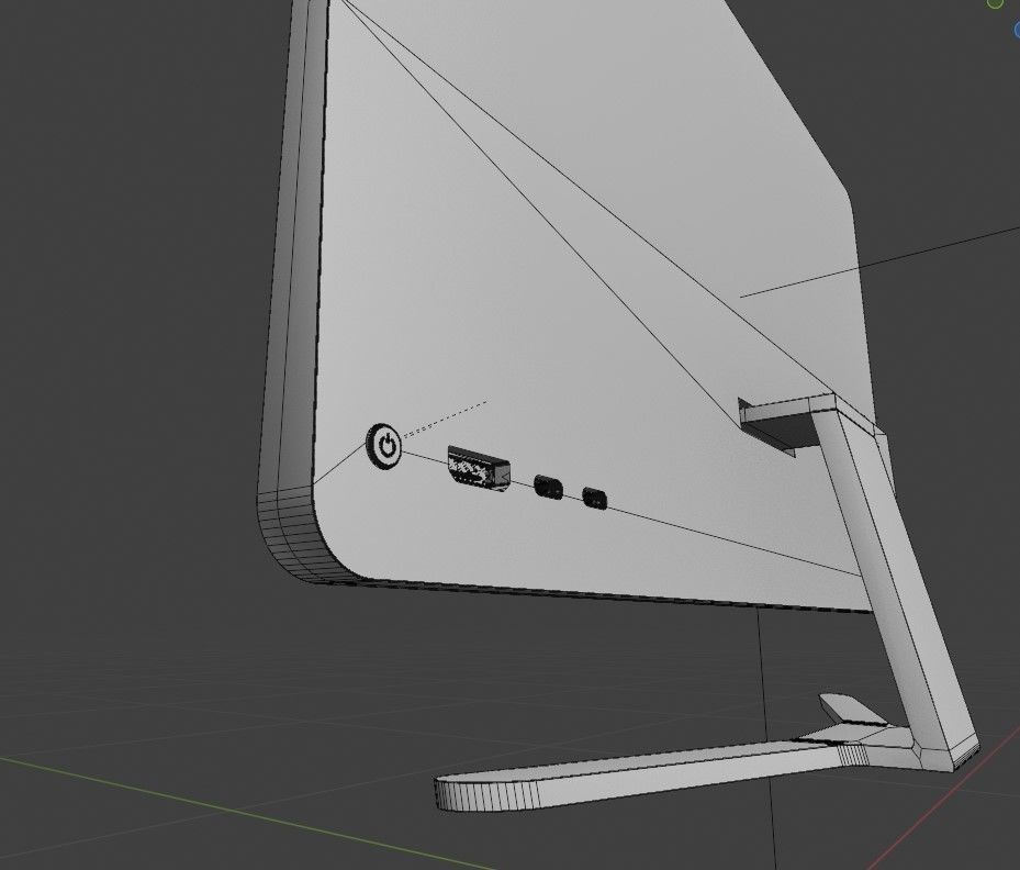 Computer PC Monitor 3D Download LED Monitor  3D model_5