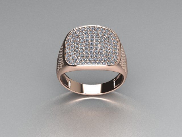 men ring 3D print model_1