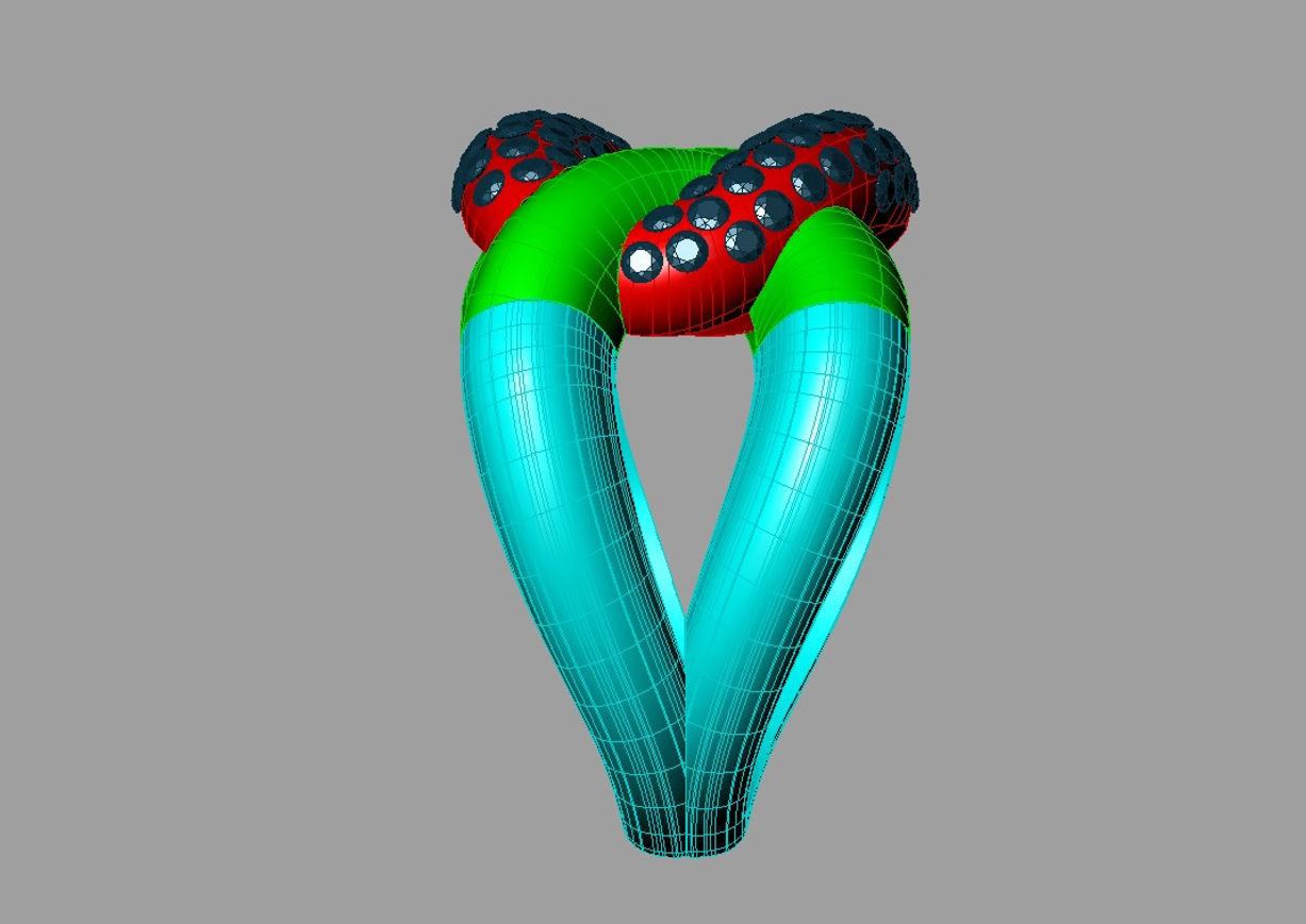 ring Chain Anello catena 3D print model_6