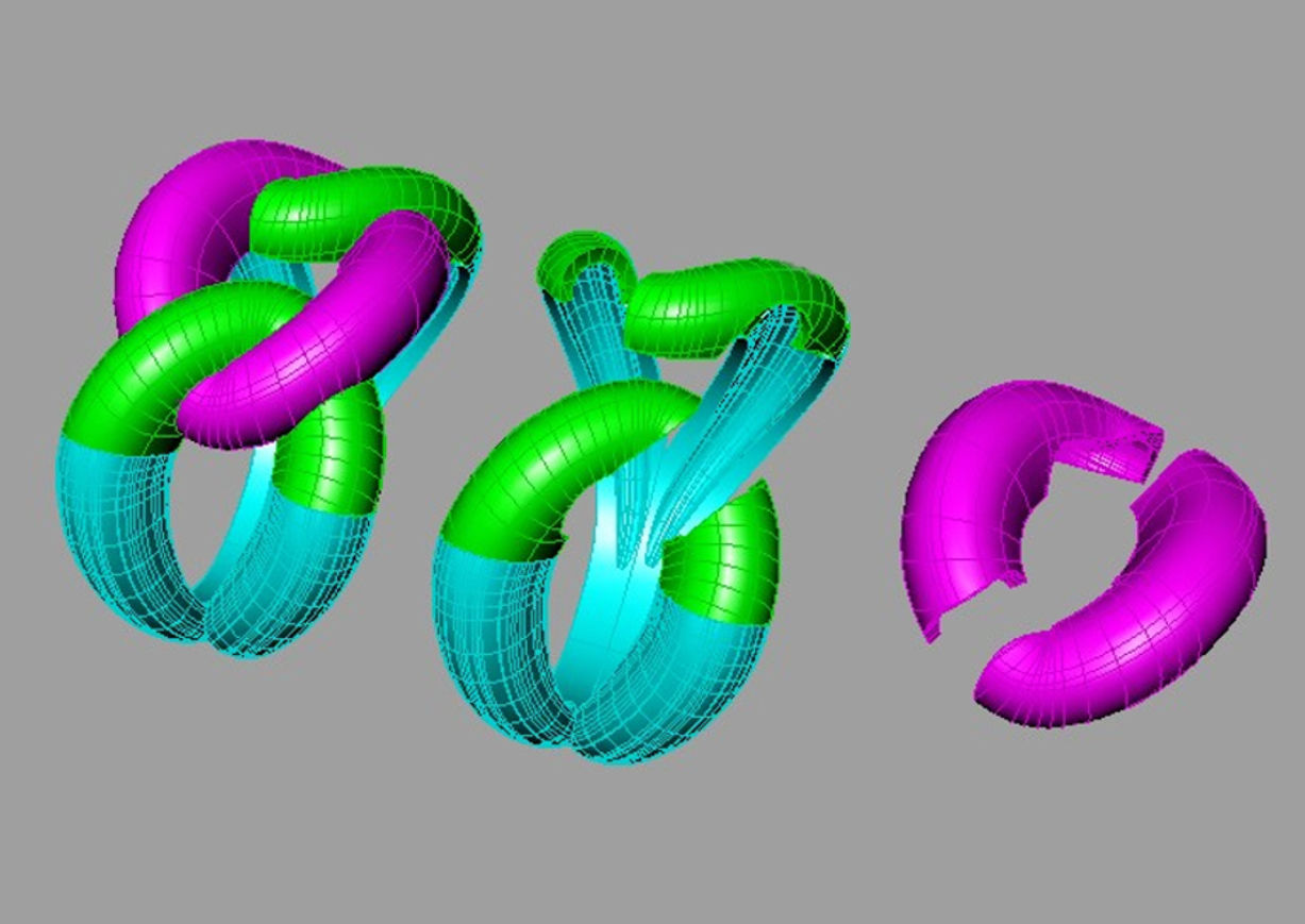 ring Chain Anello catena 3D print model_4