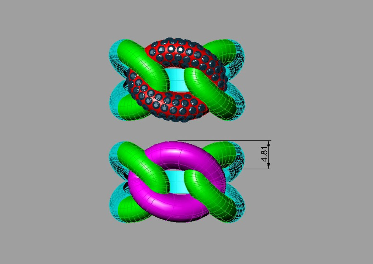 ring Chain Anello catena 3D print model_14